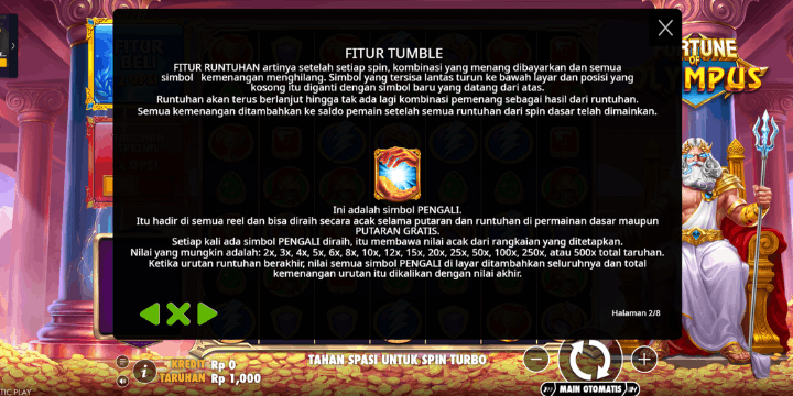 Cara Menang dan Strategi Bermain Fortune of Olympus