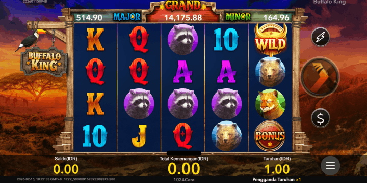 Mengenal Mekanisme dan Visual Buffalo King Nextspin