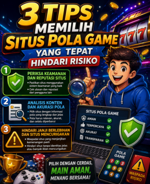 3 Tips Memilih Situs Pola Game