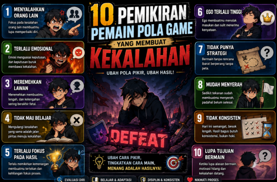 10 Pemikiran Pemain Pola Game
