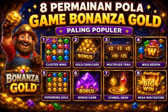 8 Permainan Pola Game Bonanza Gold