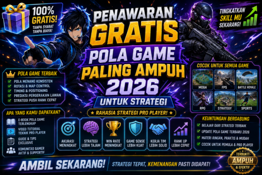 Penawaran Gratis Pola Game
